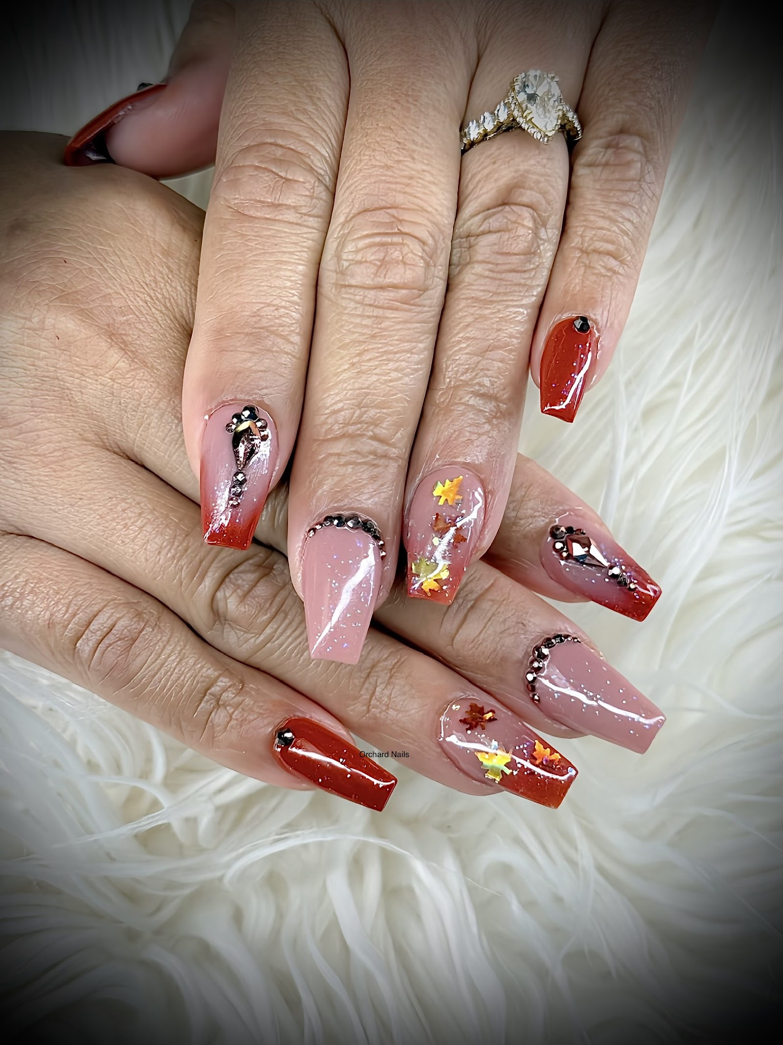 Orchard Nail Spa nail work in Greenville, South Carolina